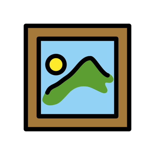 Framed Picture on OpenMoji