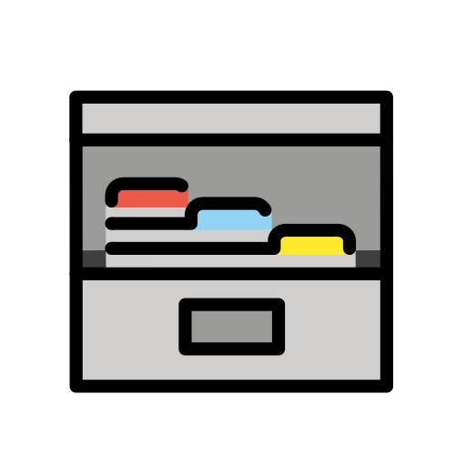 Card File Box on OpenMoji