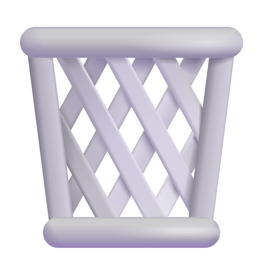 Wastebasket on Microsoft 3D