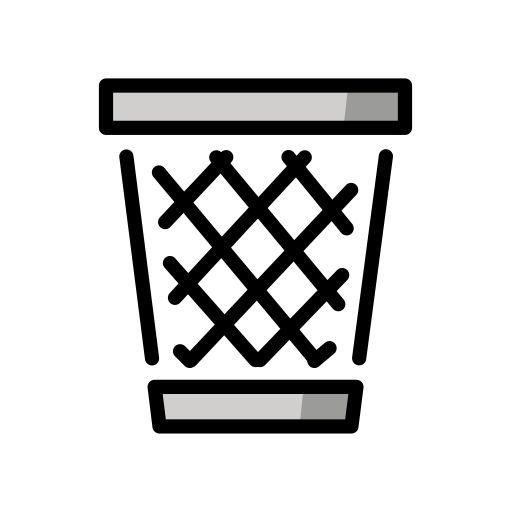 Wastebasket on OpenMoji