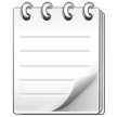 Spiral Notepad on Samsung