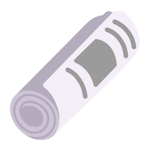 Rolled-up Newspaper on Microsoft Fluent