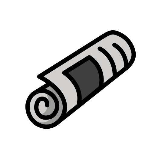 Rolled-up Newspaper on OpenMoji