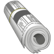 Rolled-up Newspaper on Samsung
