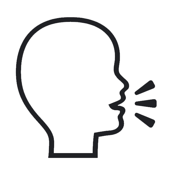 Speaking Head on Noto Emoji