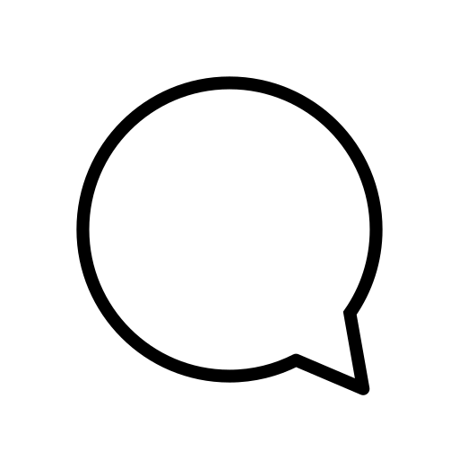Left Speech Bubble on OpenMoji