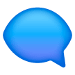 Left Speech Bubble on Samsung