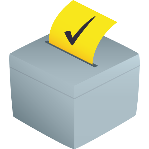 Ballot Box With Ballot on JoyPixels
