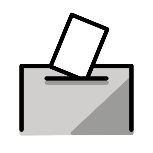 Ballot Box With Ballot on OpenMoji
