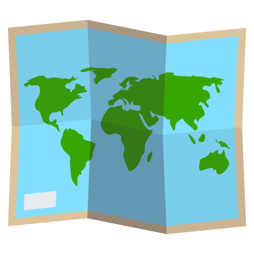 World Map on JoyPixels