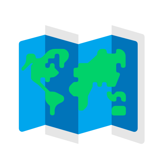 World Map on Microsoft Fluent