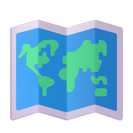 World Map on Microsoft 3D