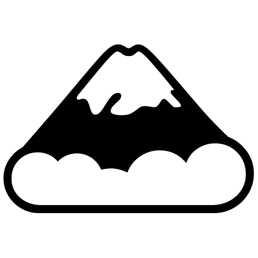 Mount Fuji on Noto Emoji