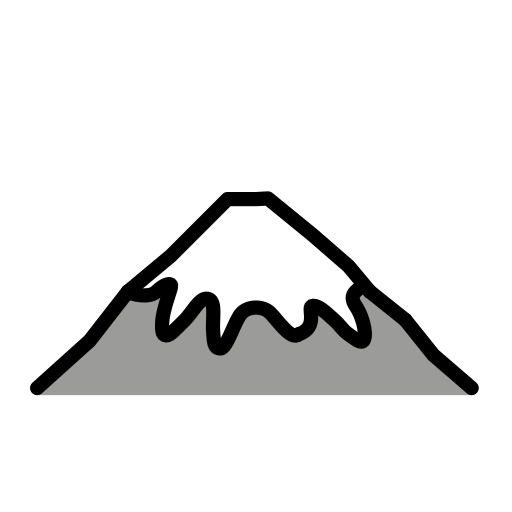 Mount Fuji on OpenMoji
