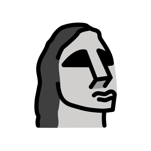 Moyai on OpenMoji