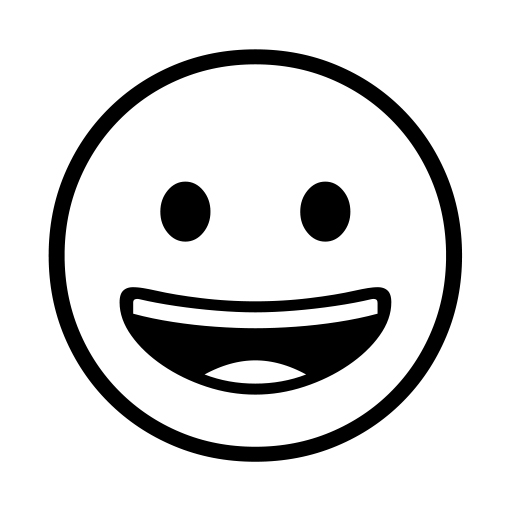 Grinning Face on Noto Emoji