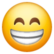 Grinning Face With Smiling Eyes on Samsung