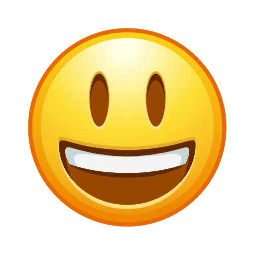 Smiling Face With Open Mouth on Telegram
