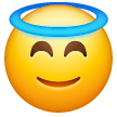 Smiling Face With Halo on Samsung