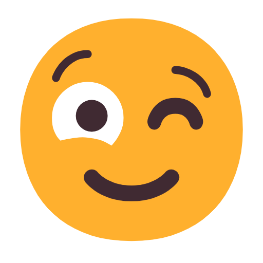 Winking Face on Microsoft Fluent