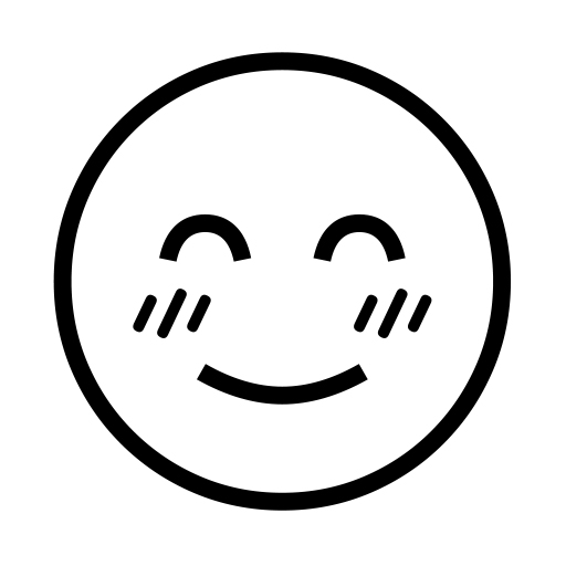 Smiling Face With Smiling Eyes on Noto Emoji
