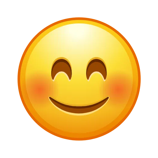Smiling Face With Smiling Eyes on Telegram