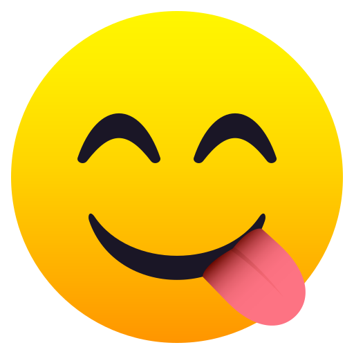 Face Savouring Delicious Food on JoyPixels