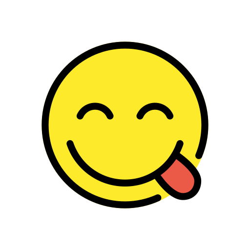Face Savouring Delicious Food on OpenMoji
