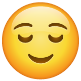 Relieved Face on WhatsApp