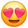 Smiling Face With Heart-shaped Eyes on Samsung