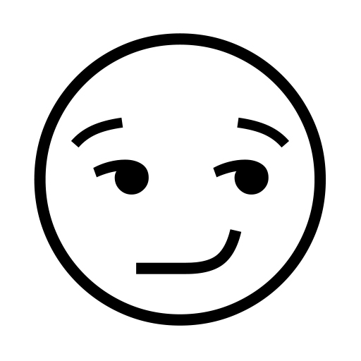 Smirking Face on Noto Emoji