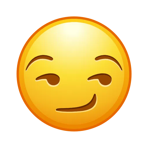 Smirking Face on Telegram