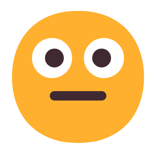 Neutral Face on Microsoft Fluent