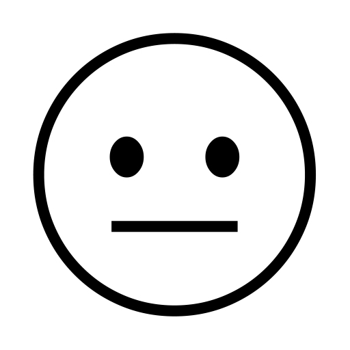 Neutral Face on Noto Emoji