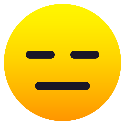 Expressionless Face on JoyPixels