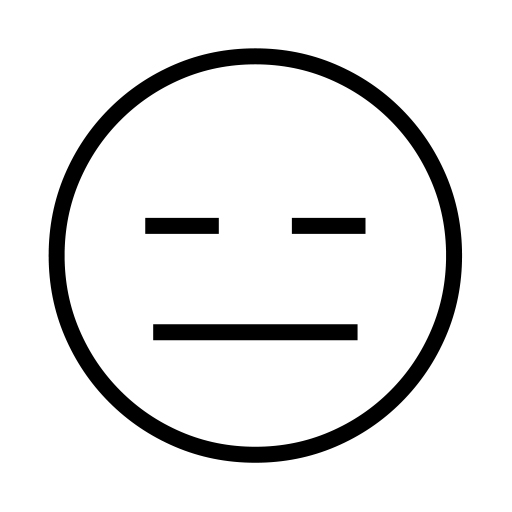 Expressionless Face on Noto Emoji