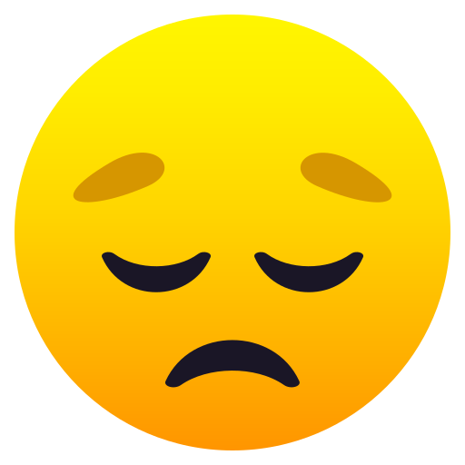 Pensive Face on JoyPixels