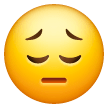 Pensive Face on Samsung