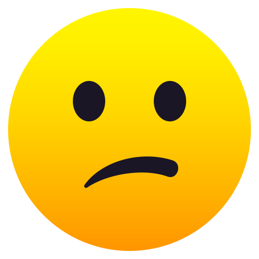 Confused Face on JoyPixels