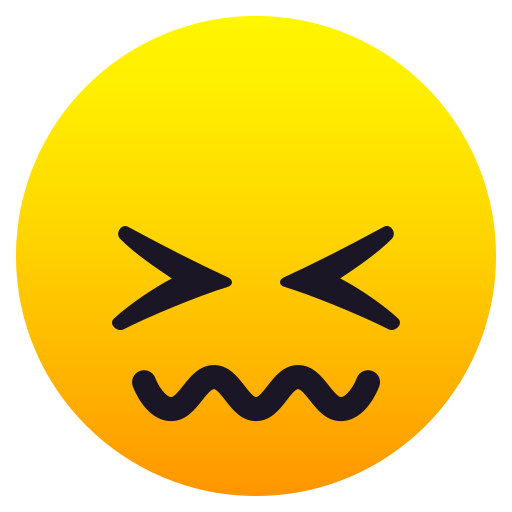 Confounded Face on JoyPixels