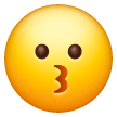 Kissing Face on Samsung
