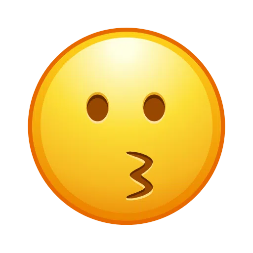 Kissing Face on Telegram