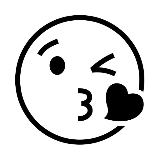 Face Throwing A Kiss on Noto Emoji