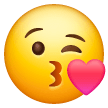 Face Throwing A Kiss on Samsung
