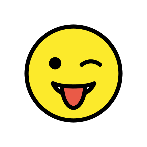 Face With Stuck-out Tongue And Winking Eye on OpenMoji