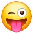 Face With Stuck-out Tongue And Winking Eye on Samsung