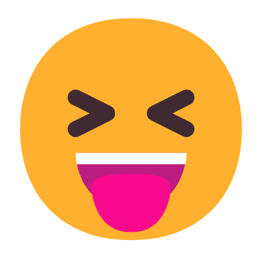 Face With Stuck-out Tongue And Tightly-closed Eyes on Microsoft Fluent