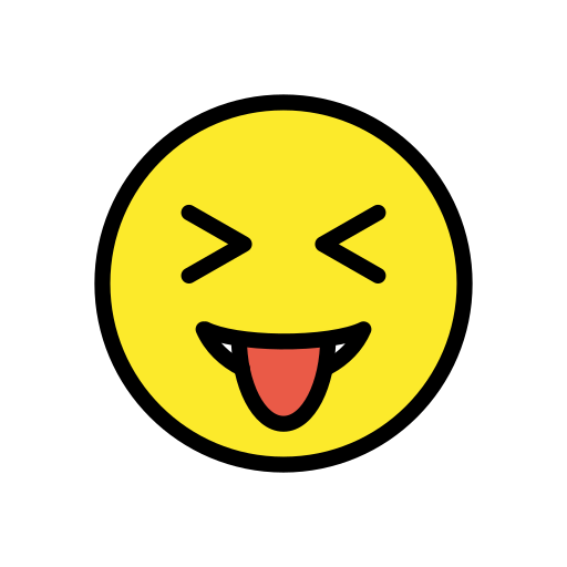 Face With Stuck-out Tongue And Tightly-closed Eyes on OpenMoji
