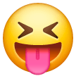 Face With Stuck-out Tongue And Tightly-closed Eyes on Samsung