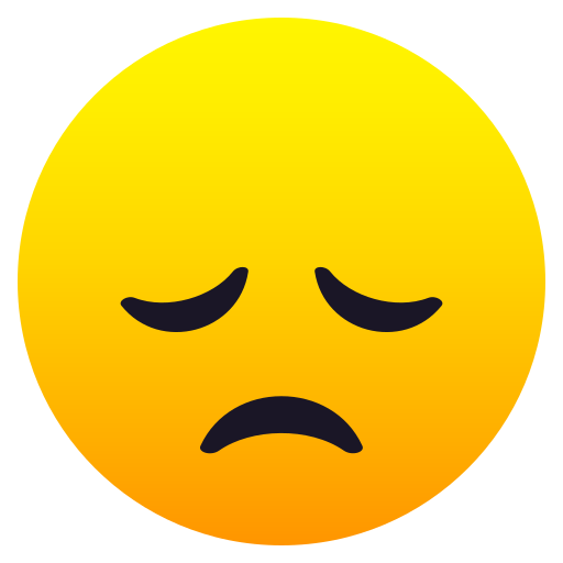 Disappointed Face on JoyPixels